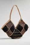 Made For A Woman Raffia Medium Tote In Brown