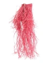 Made For A Woman Woman Cross-body Bag Coral Size - Synthetic Raffia In Red