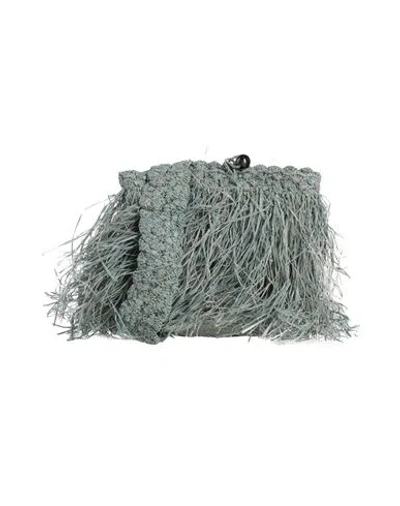 Made For A Woman Woman Cross-body Bag Sky Blue Size - Natural Raffia