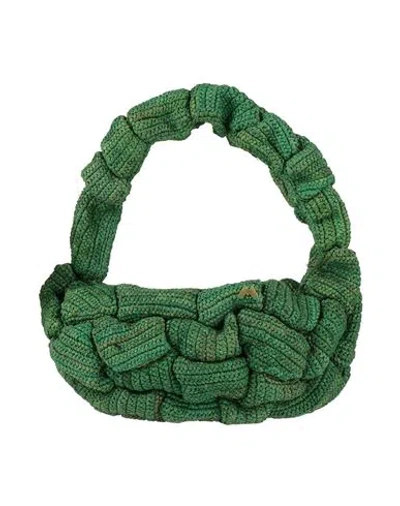 Made For A Woman Woman Handbag Green Size - Natural Raffia In Green