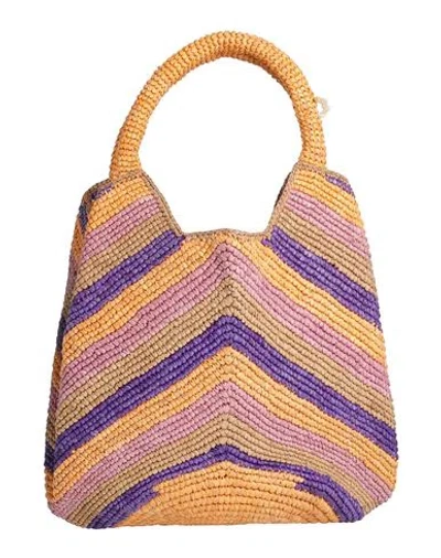 Made For A Woman Woman Handbag Steel Grey Size - Natural Raffia
