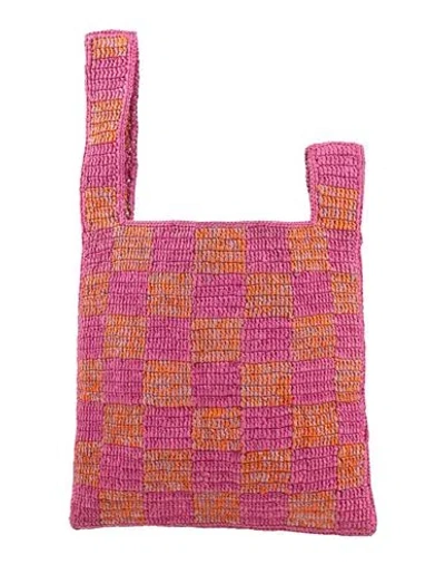 Made For A Woman X Modes Woman Handbag Fuchsia Size - Textile Fibers In Pink