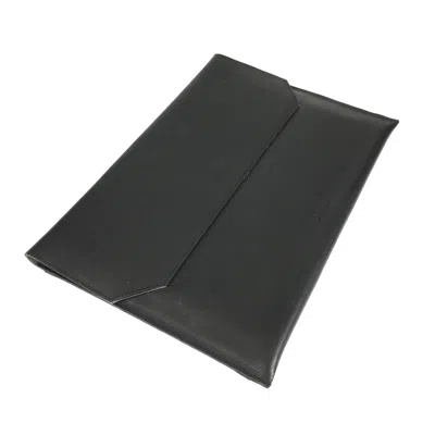 Made Free Laptop Case Leather Black In Burgundy
