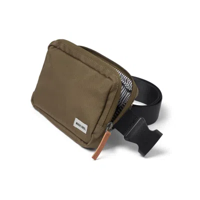 Made Free Men's Brown Hip Pack Aw Taupe In Gray