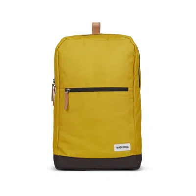 Made Free Men's Yellow / Orange Urban Pack Mini Aw Mustard In White