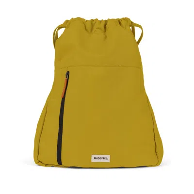 Made Free Men's Yellow Sport Bag Aw Mustard