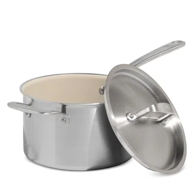 Made In 4 Qt. Ceramiclad Saucepan With Lid