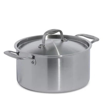 Made In 5 Ply Stainless Clad 6 Qt. Stockpot And Lid In Silver