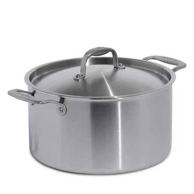 Made In 5 Ply Stainless Clad 8 Qt. Stockpot And Lid In Silver