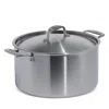 Made In 5 Ply Stainless Steel 12 Qt. Stockpot And Lid In Stainless