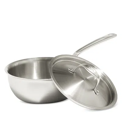 Made In 5 Ply Stainless Steel 2 Qt. Saucier And Lid