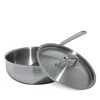 Made In 5 Ply Stainless Steel 3 Qt. Saucier And Lid In Stainless