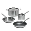 Made In 5 Ply Stainless Steel 6 Piece Cookware Set In Stainless