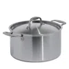 Made In 5 Ply Stainless Steel 8 Qt. Stockpot And Lid In Stainless