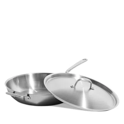Made In 6 Qt. Stainless Clad Weeknight Pan With Lid In Gray