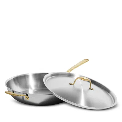 Made In 6 Qt. Stainless Clad Weeknight Pan With Lid In Gray