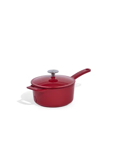 Made In Enameled Cast Iron 2-quarts Saucepan With Lid
