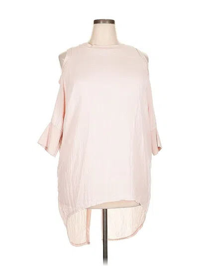 Pre-owned Made In Italy 3/4 Sleeve Blouse In Pink