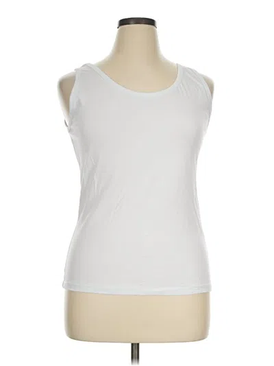 Pre-owned Made In Italy Active Tank Top In White