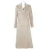 Made In Italy Beige Wool Vergine Jackets & Coat