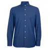 Made In Italy Cotton Men's Shirt In Blue