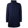 Made In Italy Blue Wool Vergine Jacket