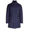 Made In Italy Blue Wool Vergine Jacket
