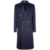 Made In Italy Wool Vergine Men's Jacket In Blue