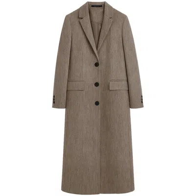 Made In Italy Brown Wool Jackets & Coat