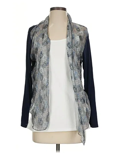 Pre-owned Made In Italy Cardigan Sweater In Blue