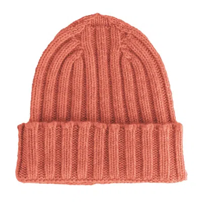 Made In Italy Cashmere Hats & Men's Cap In Pink