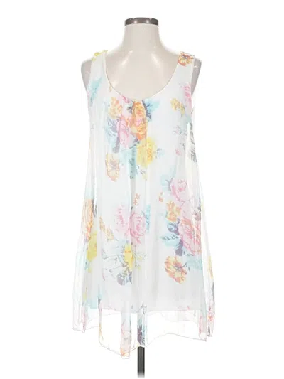 Pre-owned Made In Italy Casual Dress In White