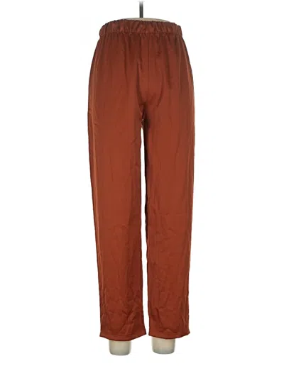 Pre-owned Made In Italy Casual Pants In Brown