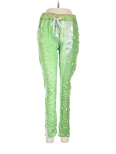 Pre-owned Made In Italy Casual Pants In Green