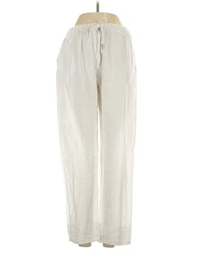 Pre-owned Made In Italy Casual Pants In Ivory