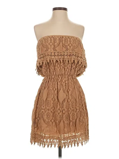 Pre-owned Made In Italy Cocktail Dress In Brown
