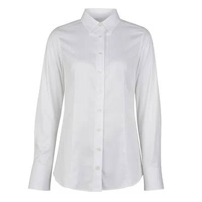 Made In Italy Cotton Women's Women's Shirt In White