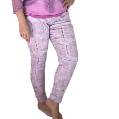 Made In Italy Dreams Italian Magic Pants In Lavender In Purple