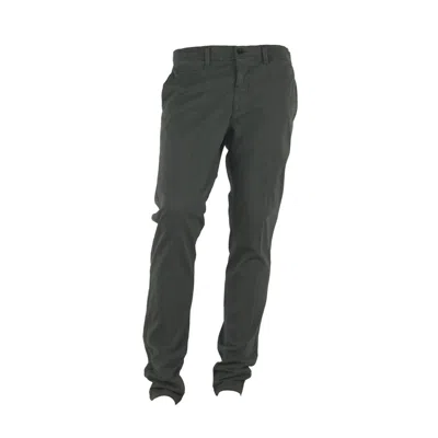 Made In Italy Elegant Gray Italian Cotton Trousers