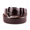 Made In Italy Brown Calfskin Belt