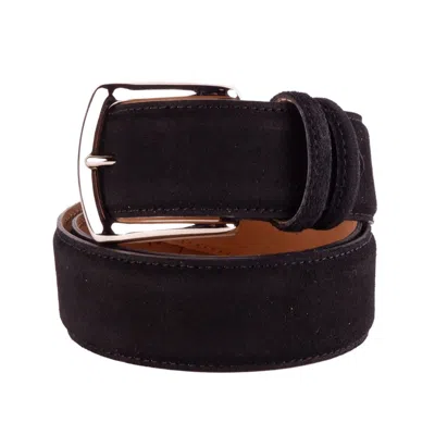 Made In Italy Black Calfskin Belt