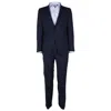 Made In Italy Blue Virgin Wool Men's Suit In Blue