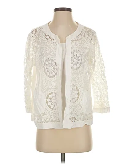 Pre-owned Made In Italy Kimono In White