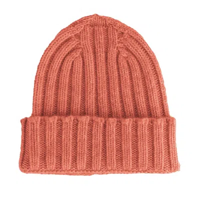Made In Italy Pink Cashmere Hat