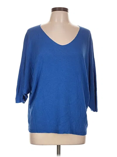 Pre-owned Made In Italy Pullover Sweater In Blue