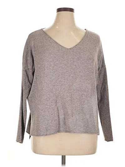 Pre-owned Made In Italy Pullover Sweater In Gray