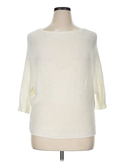 Pre-owned Made In Italy Pullover Sweater In Ivory
