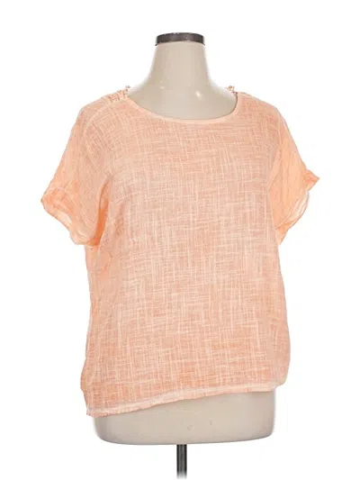 Pre-owned Made In Italy Short Sleeve T-shirt In Orange
