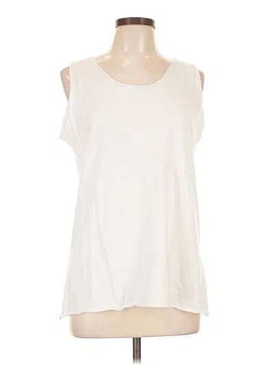 Pre-owned Made In Italy Sleeveless T-shirt In Ivory