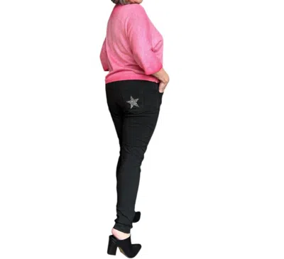 Made In Italy Starlight Italian Magic Pants In Black